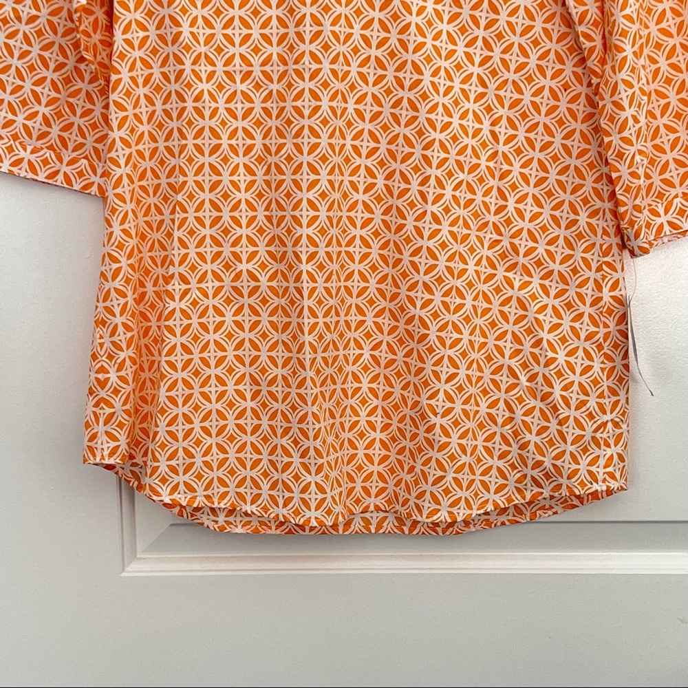 Nwt- Pendleton 100% Cotton Split Neck Blouse Tuni… - image 3
